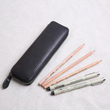 Cowhide Leather Pencil Case Retro Small Tool Bag