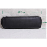 Cowhide Leather Pencil Case Retro Small Tool Bag