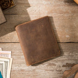 Men's Crazy Horse Leather Wallet