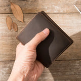 Men's Crazy Horse Leather Wallet
