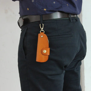 Genuine Leather Key Case Car Key Holder Key Chain
