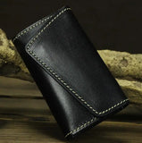 Leather Key Case Car Key Chain Holder