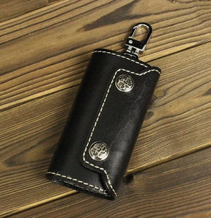 Leather Key Case Car Key Chain Key Holders