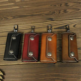Leather Key Case Car Key Chain Key Holders