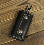 Leather Key Case Car Key Chain Key Holders