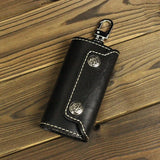 Leather Key Case Car Key Chain Key Holders