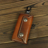 Leather Key Case Car Key Chain Key Holders