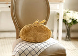 Tassel Bucket Straw Bag Small Fresh Woven Shoulder Beach Bag