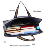 Waterproof Briefcase Large Capacity Document Handbag