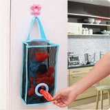 Hanging Kitchen Garbage Bag Storage Retro