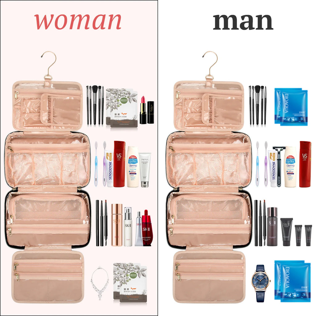 Hanging Toilet Bag Portable Cosmetics Toilet Products Storage