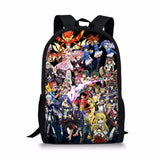 HaoYun Anime Kids Backpack Party Pattern School Book Bag