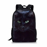 HaoYun Cats Pattern 3D School Bags - Large Capacity Student Bookbags
