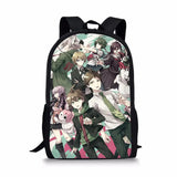 Monokuma Schoolbag Shoulder Backpack for Teenagers