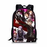 Monokuma Schoolbag Shoulder Backpack for Teenagers