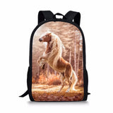 HaoYun Horse Print Toddler School Book Bag