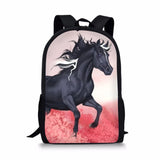 HaoYun Unicorn Horse Toddler School Book Bag