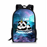 HaoYun Children's Backpack Panda Unicorn Pattern Students School Bags
