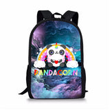 HaoYun Children's Backpack Panda Unicorn Pattern Students School Bags