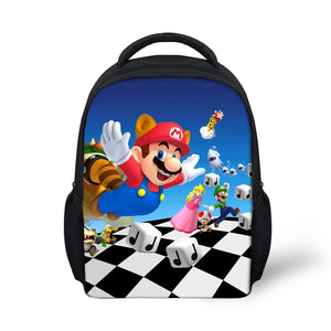 HaoYun Kindergarten Backpack Super-Mario-Pattern Kids School Book Bags