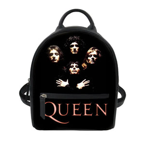 HaoYun Hot Queen Band Pattern Women's Backpack