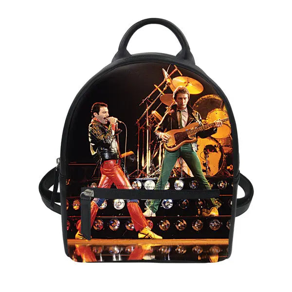 HaoYun Hot Queen Band Pattern Women's Backpack