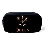 HaoYun Pencil Case Queen Band Printing Primary Students Pen Bags