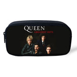 HaoYun Pencil Case Queen Band Printing Primary Students Pen Bags