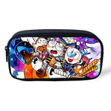 Cuphead Mugman Pen Holder Bag for Children School Supplies