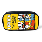 Cuphead Mugman Pen Holder Bag for Children School Supplies