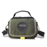 Haoshuai Men's Shoulder Bag Nylon Messenger Sports Backpack