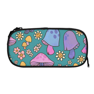 Daisy Mushroom Field Pen Box Anime Zipper Pen Bag Stationery Gift