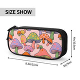 Hippie Mushroom Magic Pen Box Student Anime Zipper Pencil Case