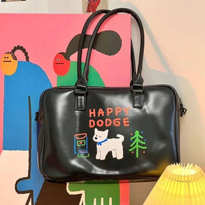 Cartoon Waterproof Shoulder Bag Large Capacity Tote Bag