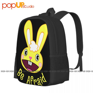 Happy Tree Cuddle Be Afraid Backpack Large Capacity Foldable Sports Style