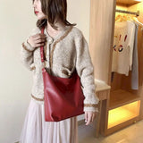 Harajuku Large-capacity Shoulder Bag, High-end Western Style Tote
