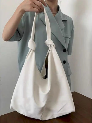 Harajuku PU Totes Bags Women Casual Wild Ladies Handbags Solid Shoulder