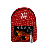 3D Print Demon Slayer School Bags Waterproof Backpacks