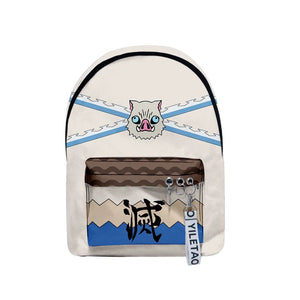 3D Print Demon Slayer School Bags Waterproof Backpacks