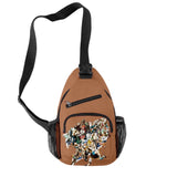 Anime Fairy Tail 3D Print Chest Bag Oxford Waterproof Outdoor Sports