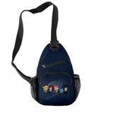 Anime Fairy Tail 3D Print Chest Bag Oxford Waterproof Outdoor Sports