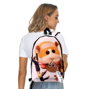 Harajuku Anime Pui Pui Molcar School Bags Waterproof Backpack