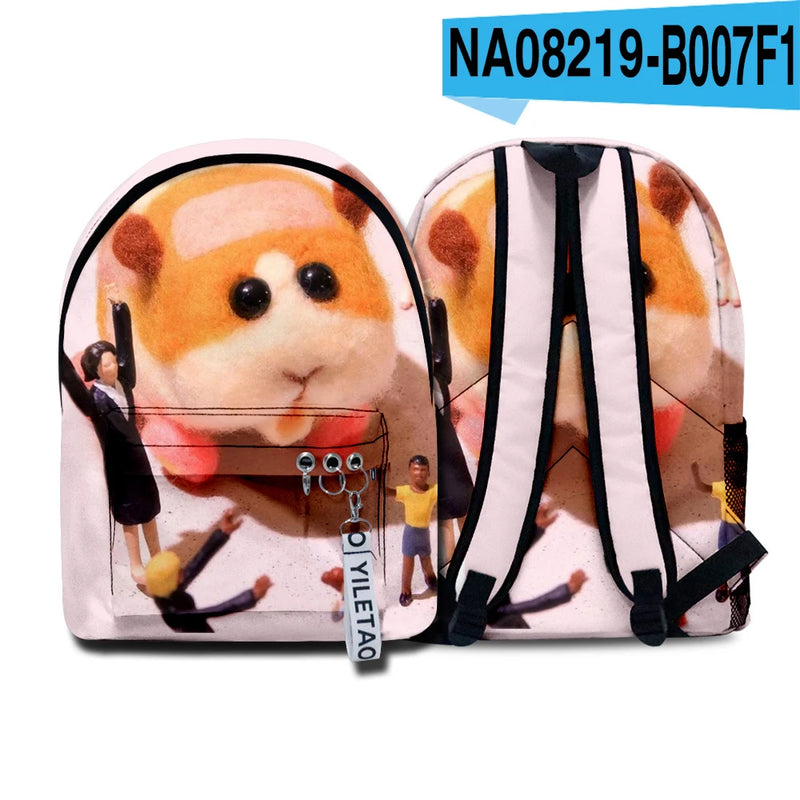 Harajuku Anime Pui Pui Molcar School Bags Waterproof Backpack
