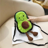 Harajuku Avocado Plush Shoulder Bag for Kids Gift