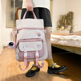 Harajuku Backpack Crossbody College Travel School Bag