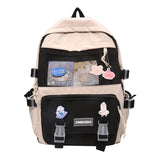 Harajuku Backpack Girl School Notebook Travel Bag Casual Daypack