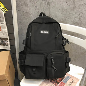 Harajuku Backpack Casual Canvas Backpack Men & Women Unisex Travel Backpack