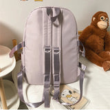 Harajuku Backpacks Students School Bookbag Transparent Lovely Large Capacity