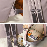 Harajuku Backpacks Students School Bookbag Transparent Lovely Large Capacity