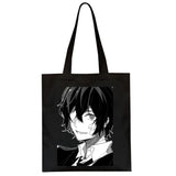 Harajuku Bungo Stray Dog Anime Shopper Bag Vintage Large Capacity Canvas
